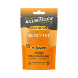 THC Live Resin Gummies 150MG | Mellow Fellow orange